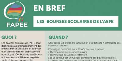 Fiche-outil Fapee : Conseils consulaires des bourses scolaires (CCB1) Fiche-outil Fapee : Conseils consulaires des bourses scolaires (CCB1)