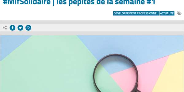 Ressources éducatives : Les pépites de la semaine #1